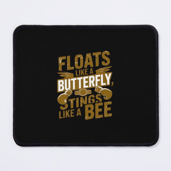 Item preview, Floats like a butterfly stings like a bee | Iconic retro motivational boxing phrase designed and sold by ALL ART .