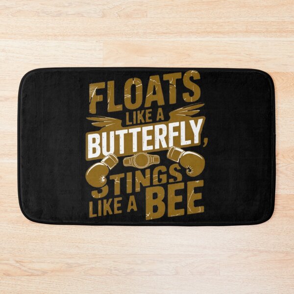 Item preview,  Floats like a butterfly stings like a bee | Iconic retro motivational boxing phrase designed and sold by ALL ART .