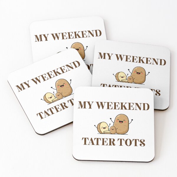 Item preview, My Weekend Tater Tots Shirt – Introvert Homebody Humor designed and sold by ChameraDesign.