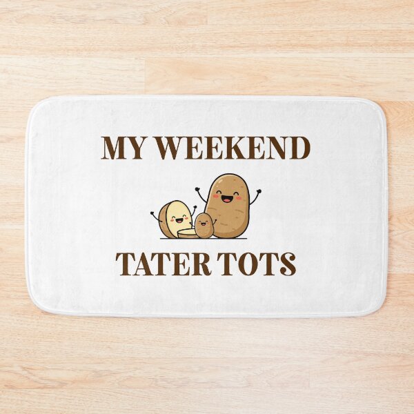 Item preview, My Weekend Tater Tots Shirt – Introvert Homebody Humor designed and sold by ChameraDesign.