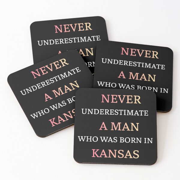 Item preview, Never Underestimate A Man Born In Kansas designed and sold by thurma85.