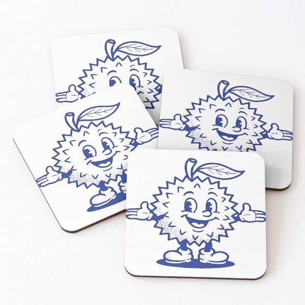 Item preview, Retro Cartoon Durian designed and sold by DinsignStudio.