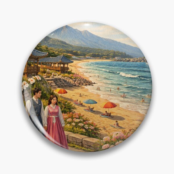 Item preview, South Korea travels vintage poster collection YangYang designed and sold by Your_Korean_Travels .