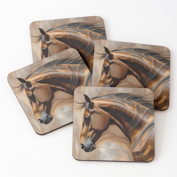Item preview, Equine Abstract Stylized Painting Artwork (image size 7840x11680) designed and sold by Digital-Davinci.