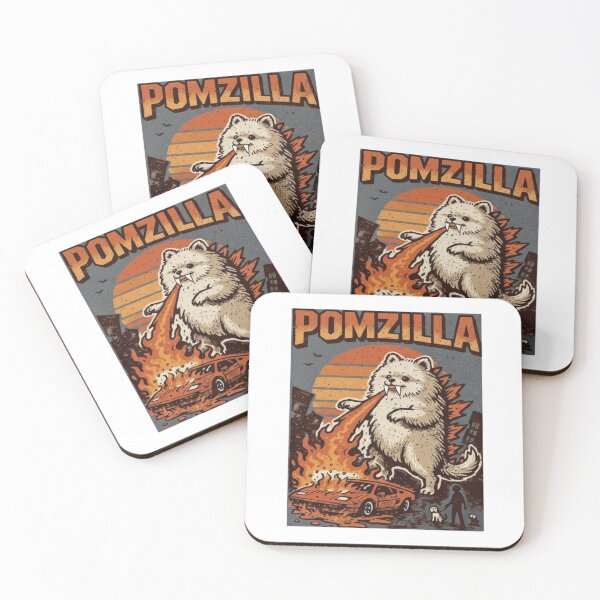 Item preview, Pomzilla – Pomeranian Dog Monster Funny Pom Dog Lover Design designed and sold by MS Pod Studio.
