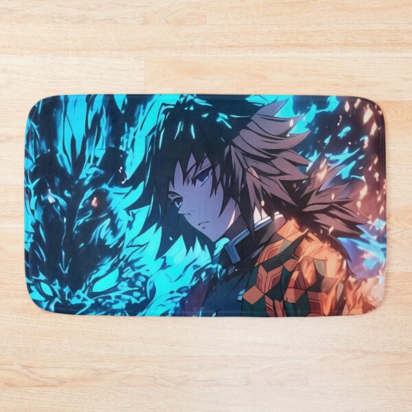 Item preview, Giyu Tomioka Demon Slayer Anime Raging Dragon Torrent designed and sold by riadjamai.