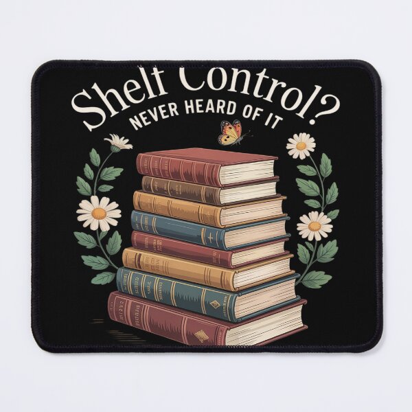 Item preview, Shelf Control Never Heard of it Funny Book Lover Reading designed and sold by Voidbinder.
