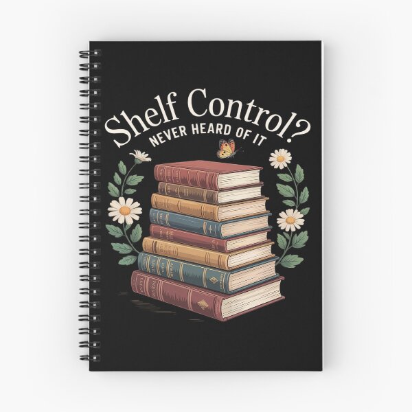 Item preview, Shelf Control Never Heard of it Funny Book Lover Reading designed and sold by Voidbinder.