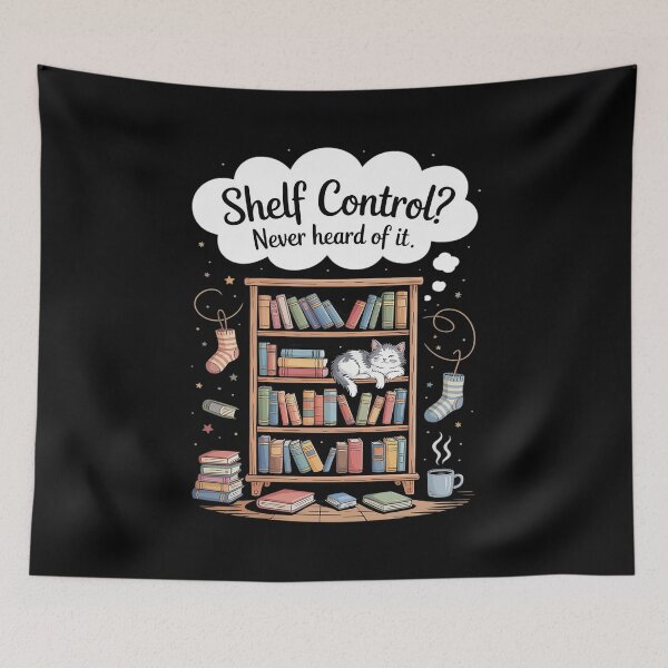 Item preview, Shelf Control Never Heard of it Funny Book Lover designed and sold by Voidbinder.