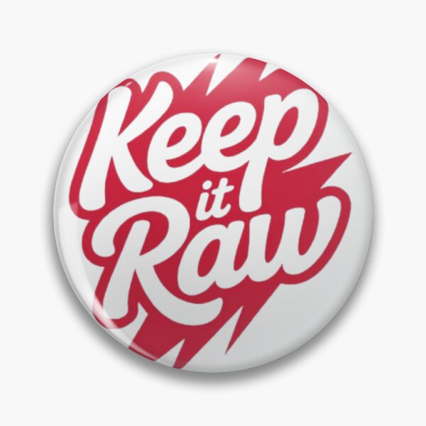 Item preview, Keep It Raw – Bold Authentic Streetwear Typography Design designed and sold by NewUSShop.
