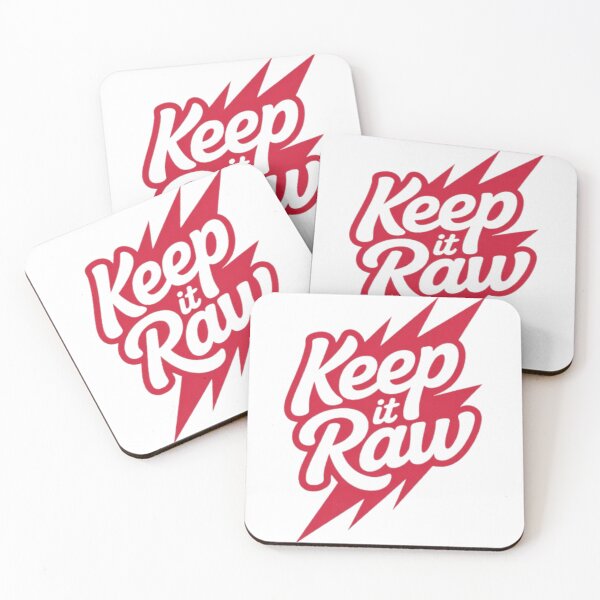 Item preview, Keep It Raw – Bold Authentic Streetwear Typography Design designed and sold by NewUSShop.