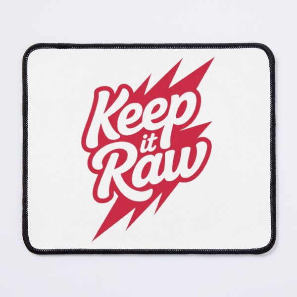 Item preview, Keep It Raw – Bold Authentic Streetwear Typography Design designed and sold by NewUSShop.