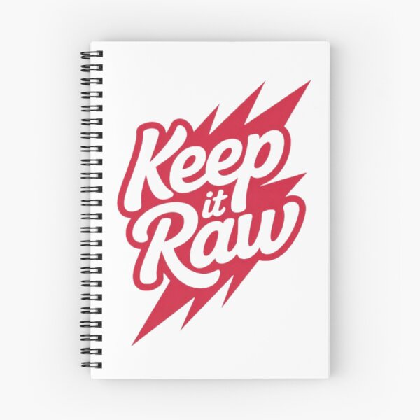 Item preview, Keep It Raw – Bold Authentic Streetwear Typography Design designed and sold by NewUSShop.