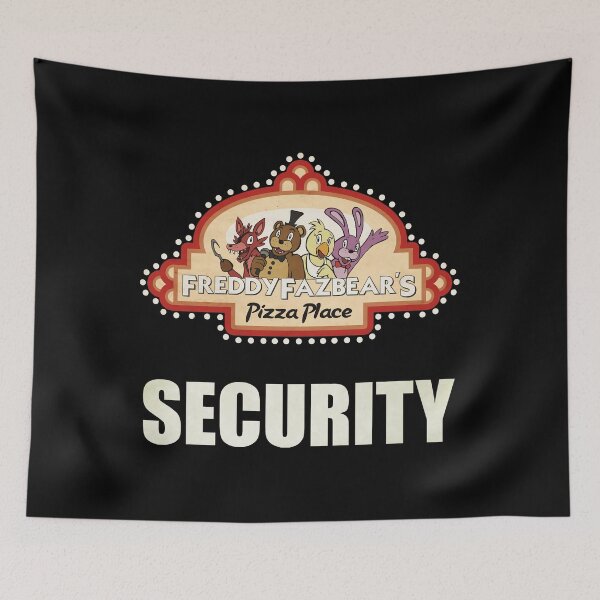 Item preview, Five Nights At Freddy's - Fnaf - Freddy Fazbear's Pizza Security - Back  designed and sold by Modaozushi468.