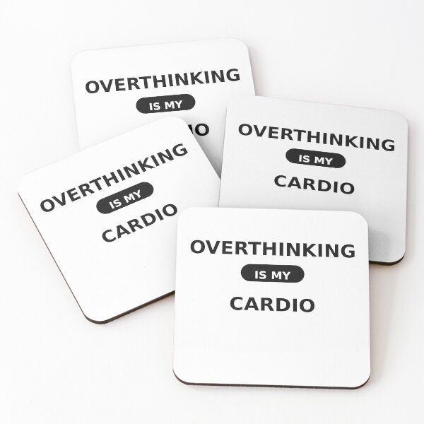Item preview, Overthinking is my cardio designed and sold by 2Kousins.