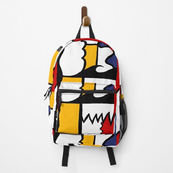 Item preview, Trippy Mondrian Art in red, blue, yellow and black designed and sold by skunkandpumpkin.