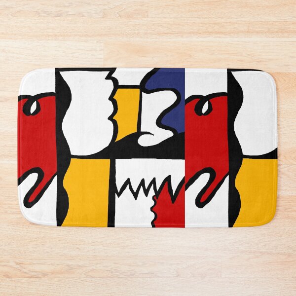 Item preview, Trippy Mondrian Art in red, blue, yellow and black designed and sold by skunkandpumpkin.