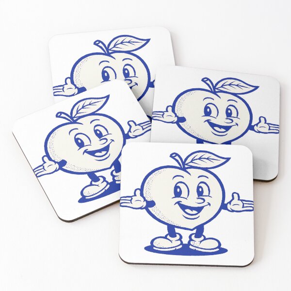 Item preview, Retro Cartoon Peach designed and sold by DinsignStudio.