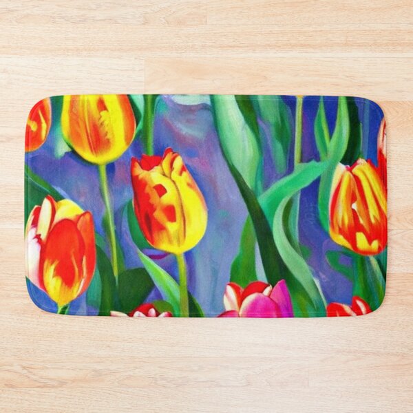 Item preview, Bold Spring Tulip Field Art for Color-Loving Decor Fans designed and sold by WildStroke.