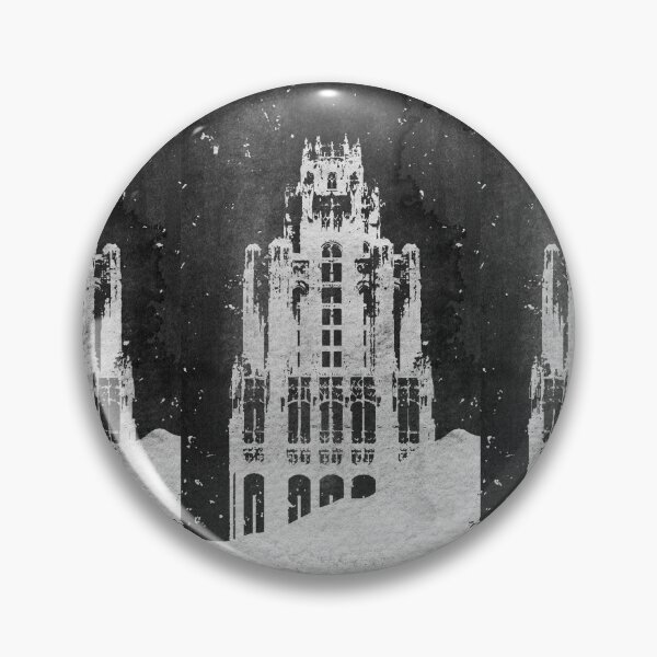 Item preview, Tribune Tower - Chicago Skyscraper Rises Above the Fog designed and sold by Irene Estelle.