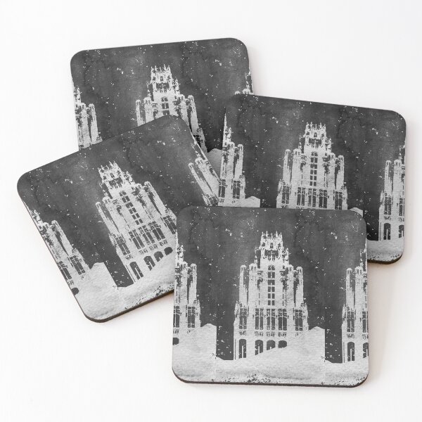Item preview, Tribune Tower - Chicago Skyscraper Rises Above the Fog designed and sold by Irene Estelle.