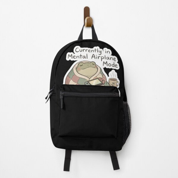 Item preview, Mental Airplane Mode: Cozy Frog Gaming Art designed and sold by Innova_Creations.