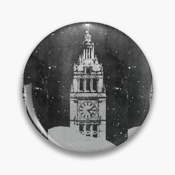 Item preview, Wrigley Building - Chicago Skyscraper Rises Above the Fog designed and sold by Irene Estelle.