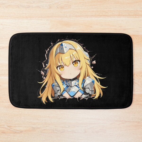 Item preview, Ais Wallenstein Danmachi Anime Chibi Armored Peek Blonde Warrior Cute designed and sold by TorbenKuhano.