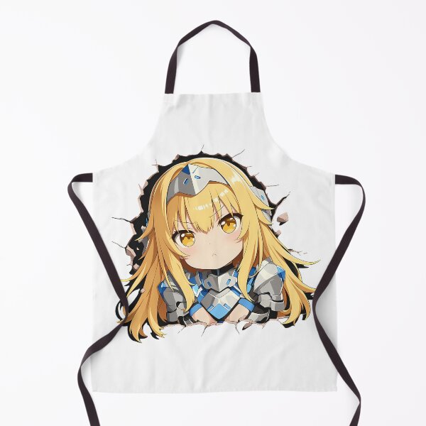 Item preview, Ais Wallenstein Danmachi Anime Chibi Armored Peek Blonde Warrior Cute designed and sold by TorbenKuhano.