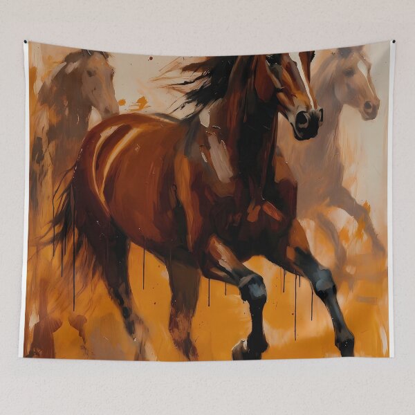 Item preview, Horse Oil Painting Artwork (image size 7840x11680) designed and sold by Digital-Davinci.