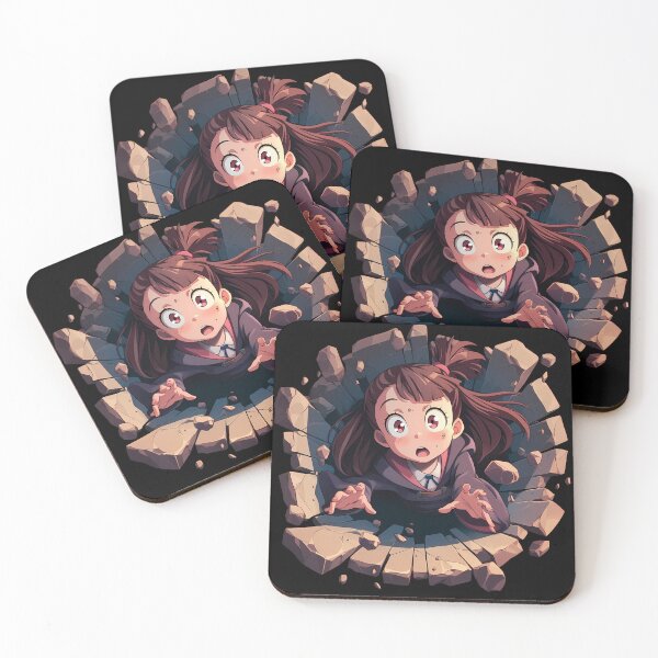 Item preview, Atsuko Kagari Little Witch Academia Anime Falling Surprise Magic School Vibe designed and sold by TorbenKuhano.