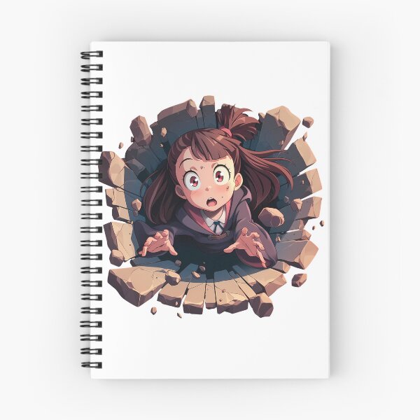 Item preview, Atsuko Kagari Little Witch Academia Anime Falling Surprise Magic School Vibe designed and sold by TorbenKuhano.