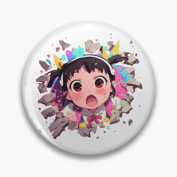 Item preview, Mayoi Hachikuji Bakemonogatari Anime Energetic Peeking Rubble Bright Joy designed and sold by TorbenKuhano.