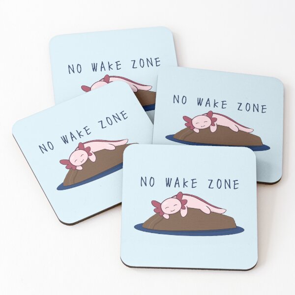Item preview, No Wake Zone Axolotl designed and sold by rornelson.