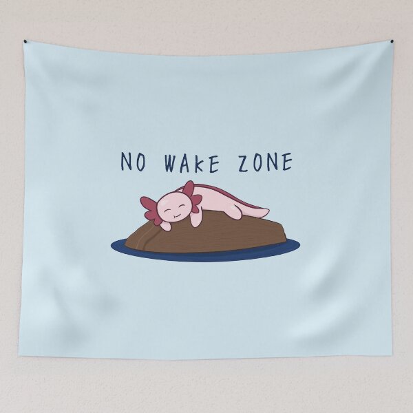 Item preview, No Wake Zone Axolotl designed and sold by rornelson.