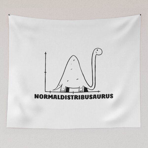 Item preview, Normal Distribution Dinosaur Pun designed and sold by ghzkwclm46.