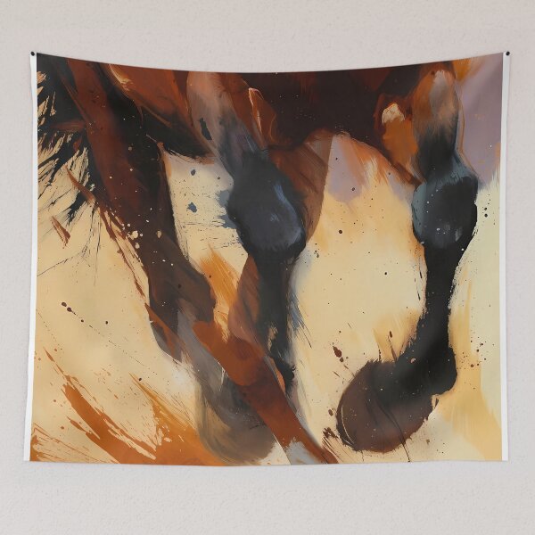 Item preview, Horse Oil Painting Artwork (image size 7840x11680) designed and sold by Digital-Davinci.