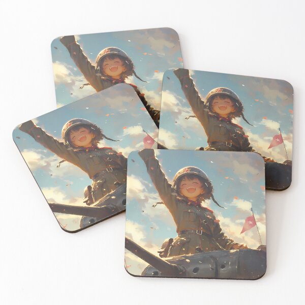 Item preview, Katyusha Girls und Panzer Anime Fearless Silver Commander designed and sold by TorbenKuhano.
