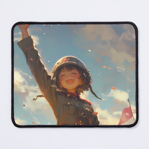 Item preview, Katyusha Girls und Panzer Anime Fearless Silver Commander designed and sold by TorbenKuhano.