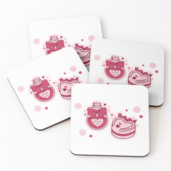 Item preview, Eat Me Drink Me - Alice in Wonderland Coquette Aesthetic Art designed and sold by Tattyarts.