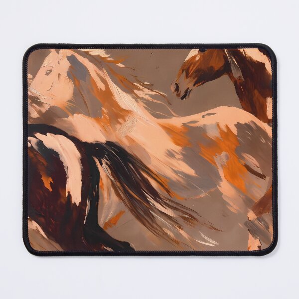 Item preview, Abstract Stylized Painting Artwork of Horses (image size 7840x11680) designed and sold by Digital-Davinci.