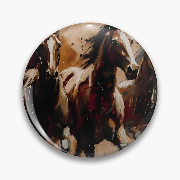 Item preview, Abstract Stylized Painting Artwork of Horses (image size 7840x11680) designed and sold by Digital-Davinci.