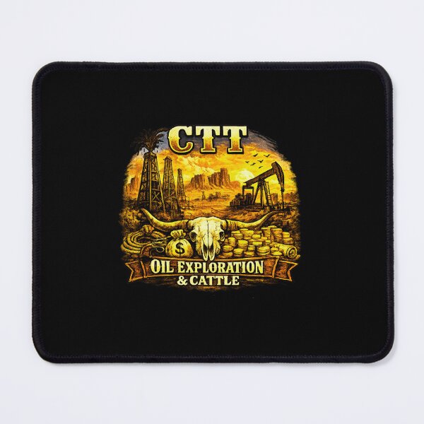 Item preview, CTT Oil Exploration & Cattle – West Texas Oil Boomtown Ranch & Rig Design designed and sold by Sun Sand & Sea Art.