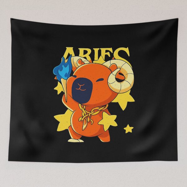 Item preview, Aries Zodiac - Bold and Colorful Design designed and sold by PowerSSales.
