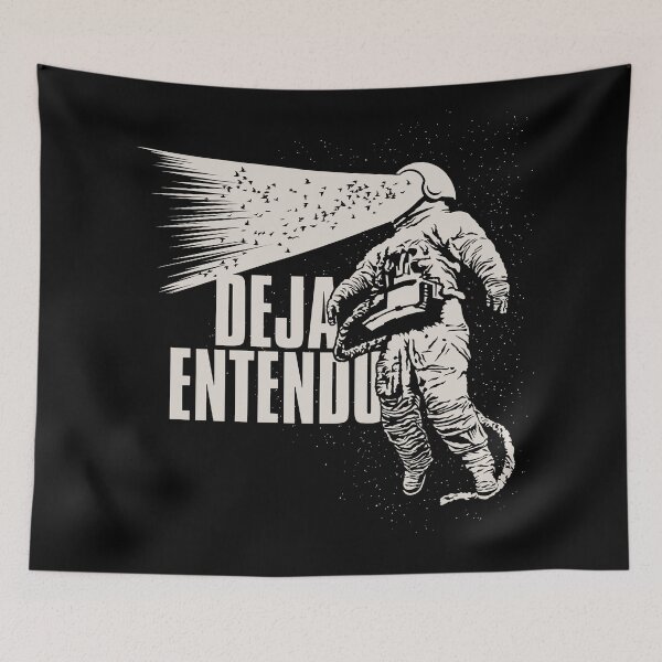 Item preview, Brand New Deja Entendu Astronaut Illustration white designed and sold by LapinMagnetik.