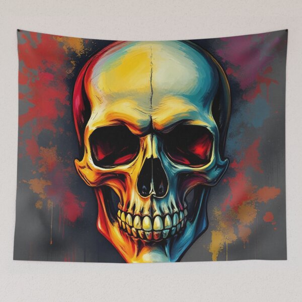 Item preview, Liquid Inferno Skull designed and sold by TinCatOutPost.