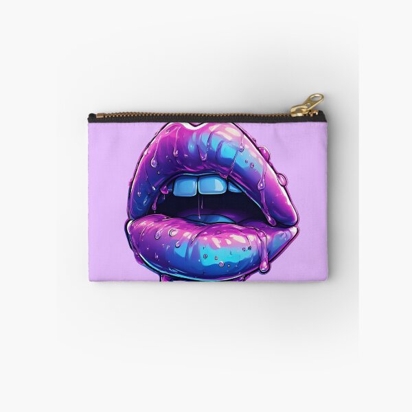 Item preview, Dripping Lips – Modern Neon Aesthetic designed and sold by Neer arts.