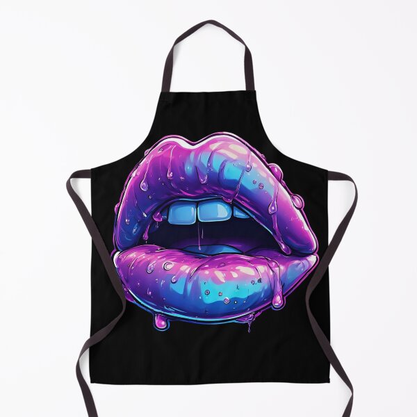 Item preview, Dripping Lips – Modern Neon Aesthetic designed and sold by Neer arts.