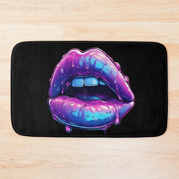 Item preview, Dripping Lips – Modern Neon Aesthetic designed and sold by Neer arts.