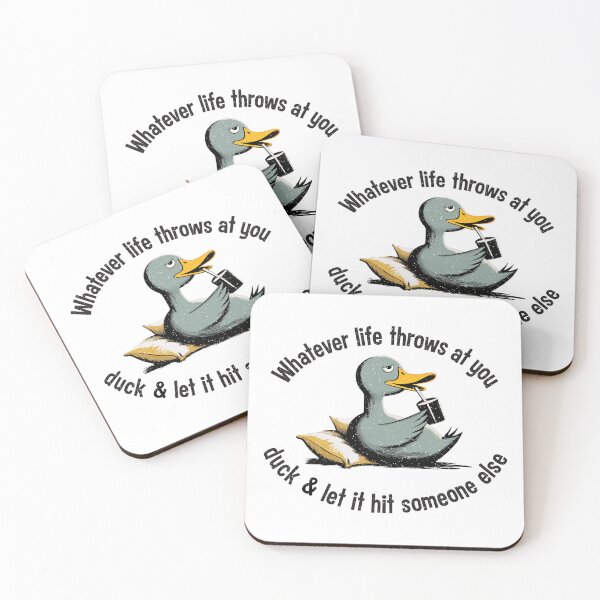 Item preview, Funny Duck "Let It Hit Someone Else" Sarcastic T-shirt designed and sold by ArthousePromos.